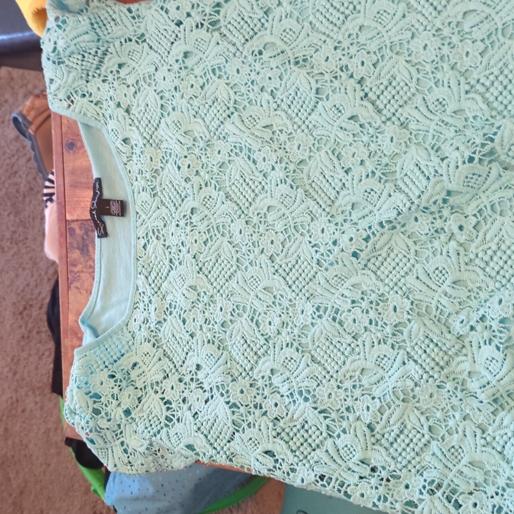 Teal tee
